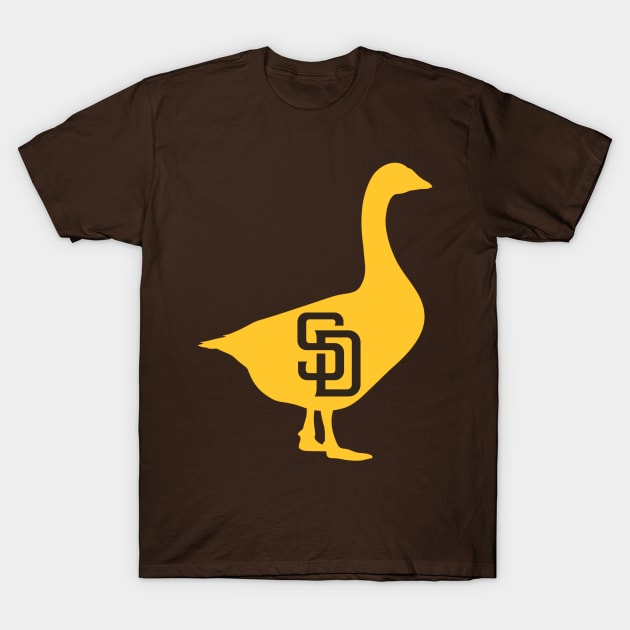 San Diego Goose T-Shirt by WhenTheUniverseSpeaks